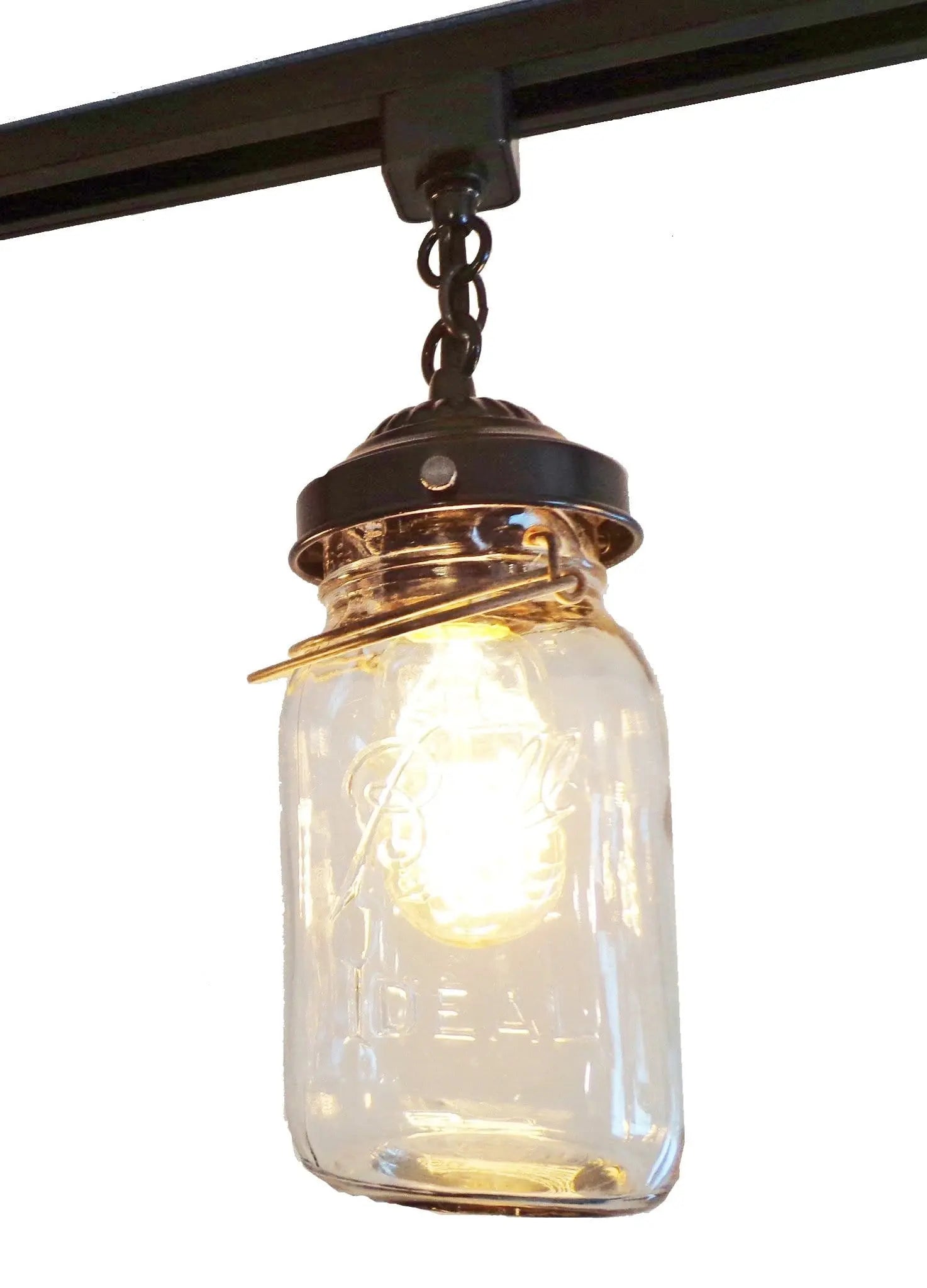 Farmhouse Mason Jar Track Fixture