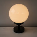 Milk Glass Globe Table Lamp Fixture