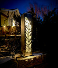 Monarch Meadow Solar Luminary Pillar