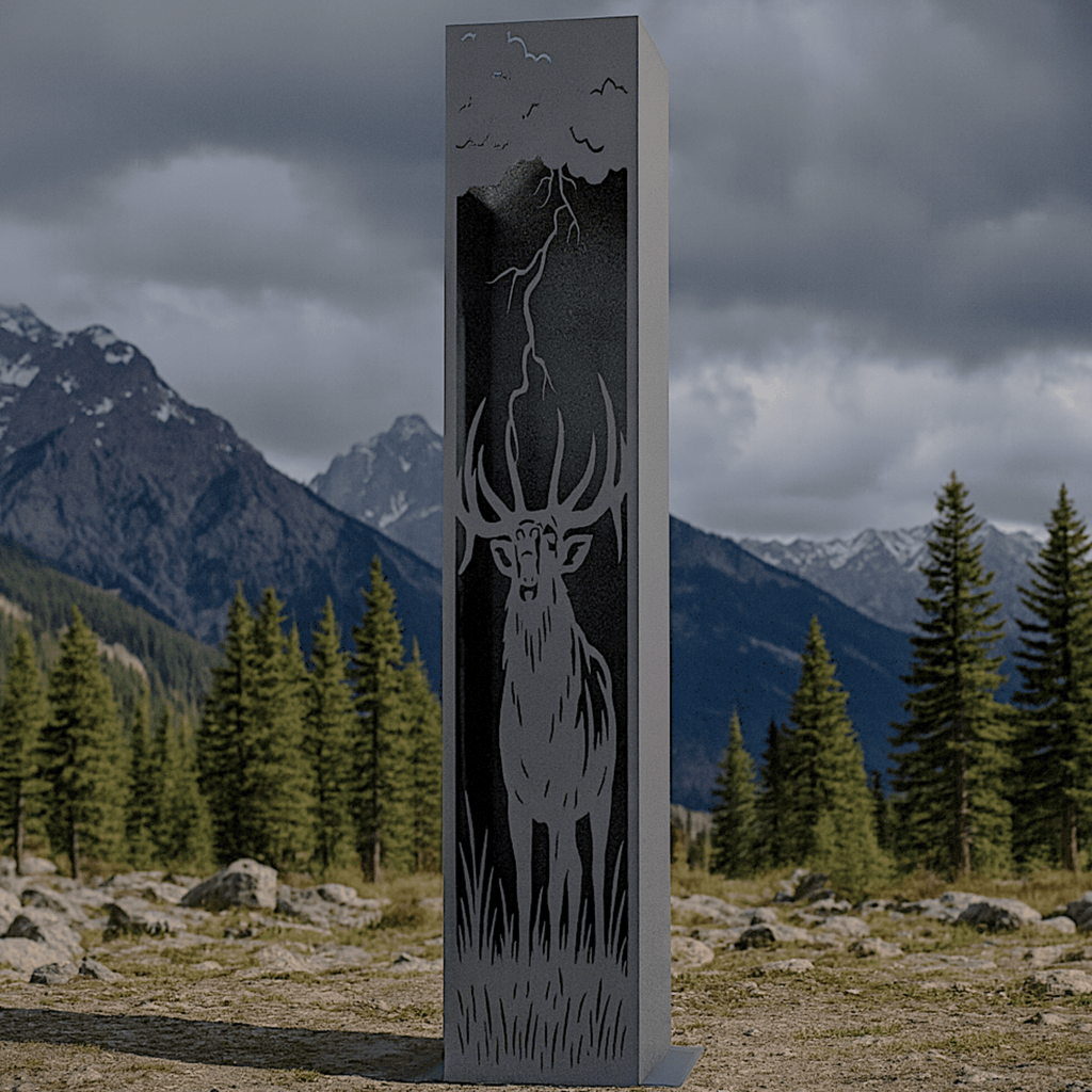 Monarch of the Storm Elk Solar Light