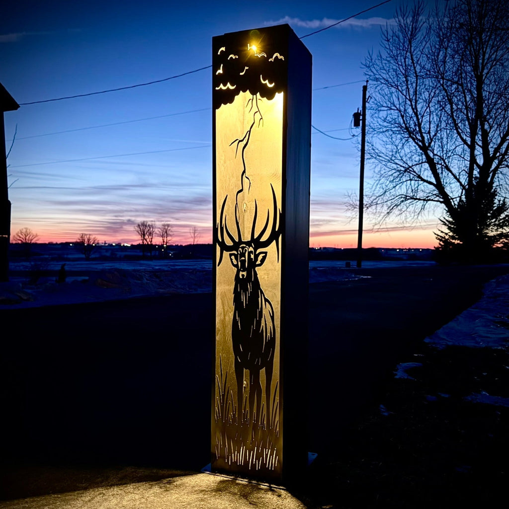 Monarch of the Storm Elk Solar Light