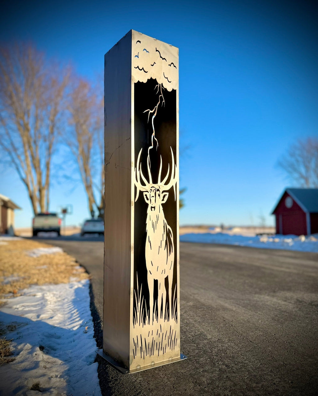 Monarch of the Storm Elk Solar Light