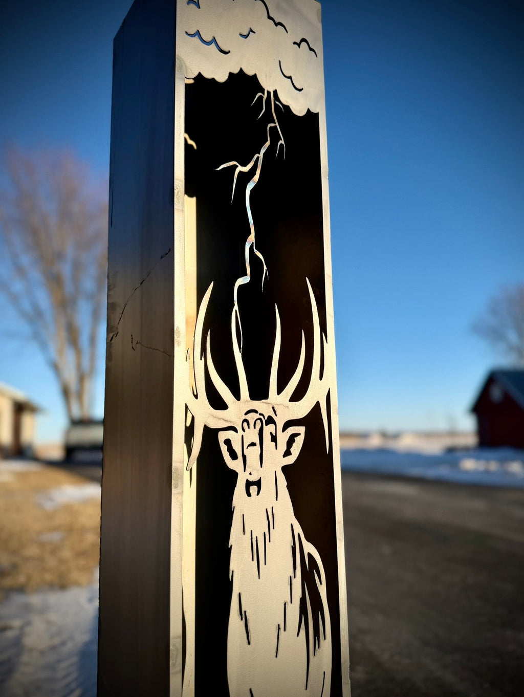 Monarch of the Storm Elk Solar Light