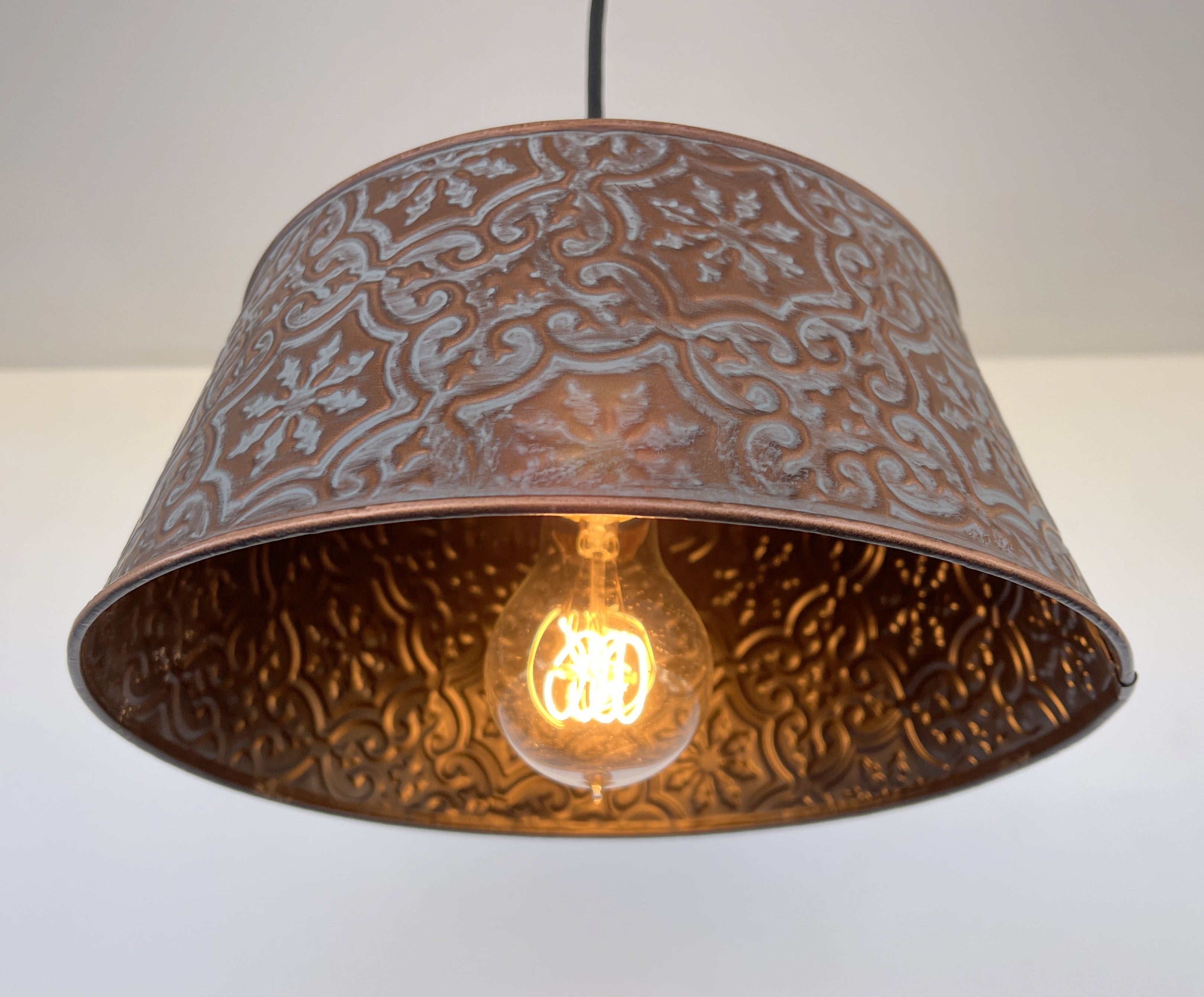 Farmhouse Copper Pendant Ceiling Light