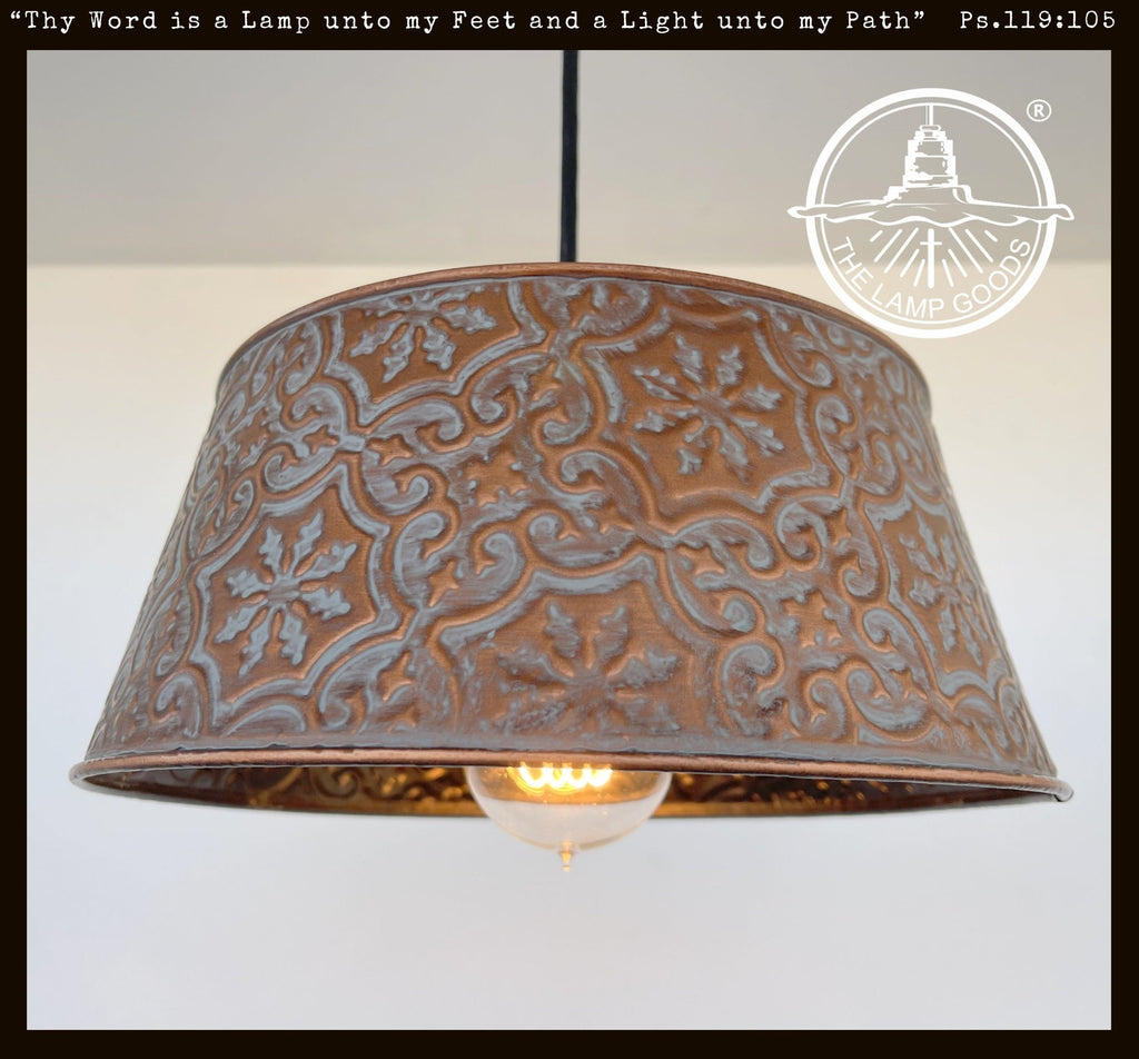 Farmhouse Copper Pendant Ceiling Light