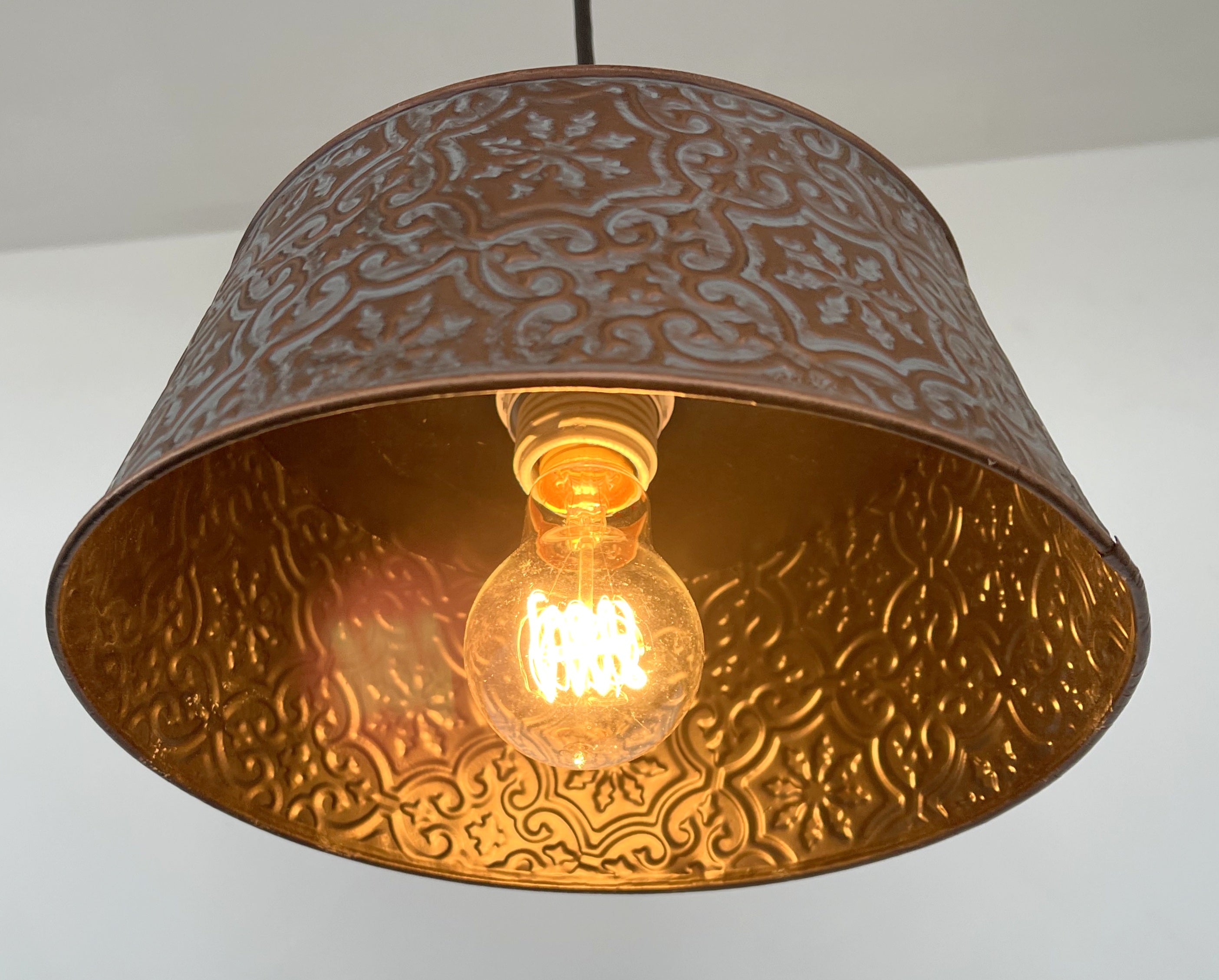 Farmhouse Copper Pendant Ceiling Light