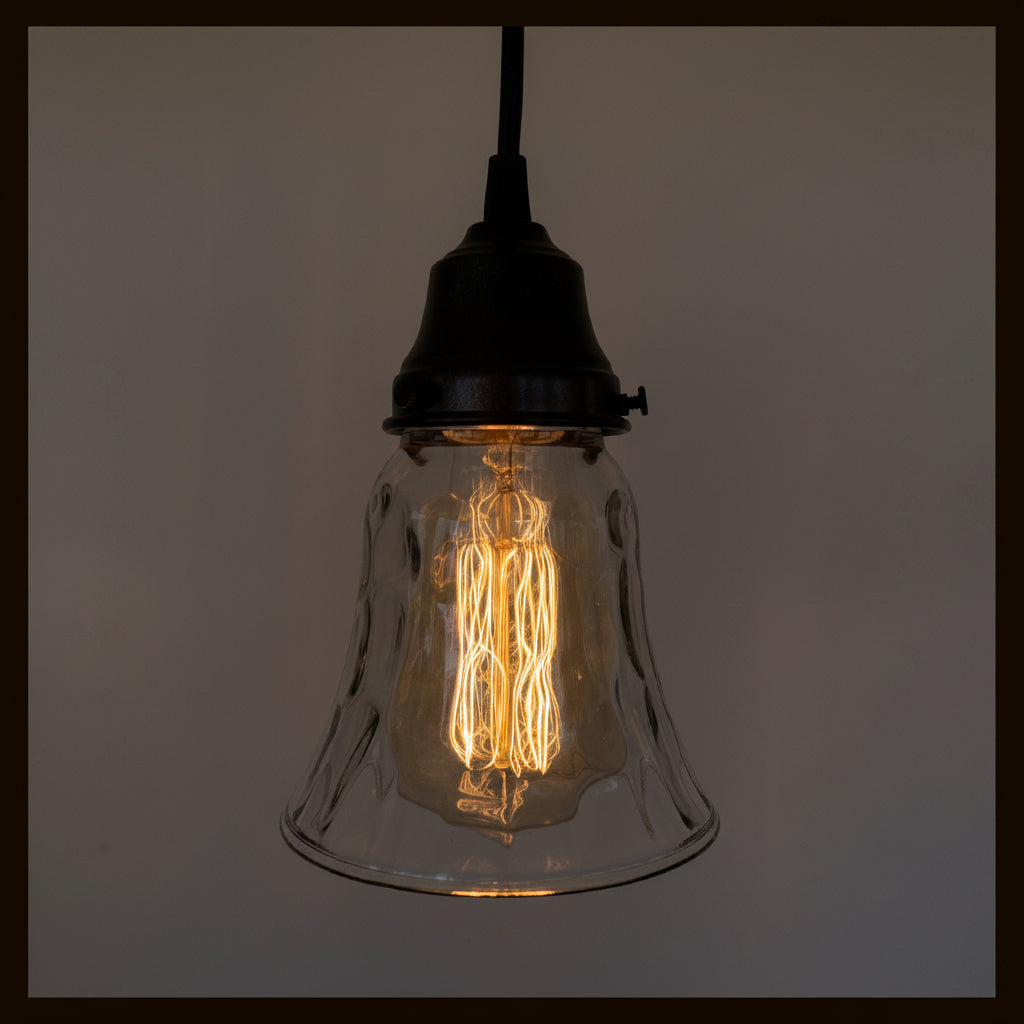 Pebble Glass Pendant Light Fixture