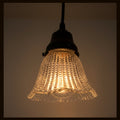 Petite Hobnail 1940's Glass Pendant Light