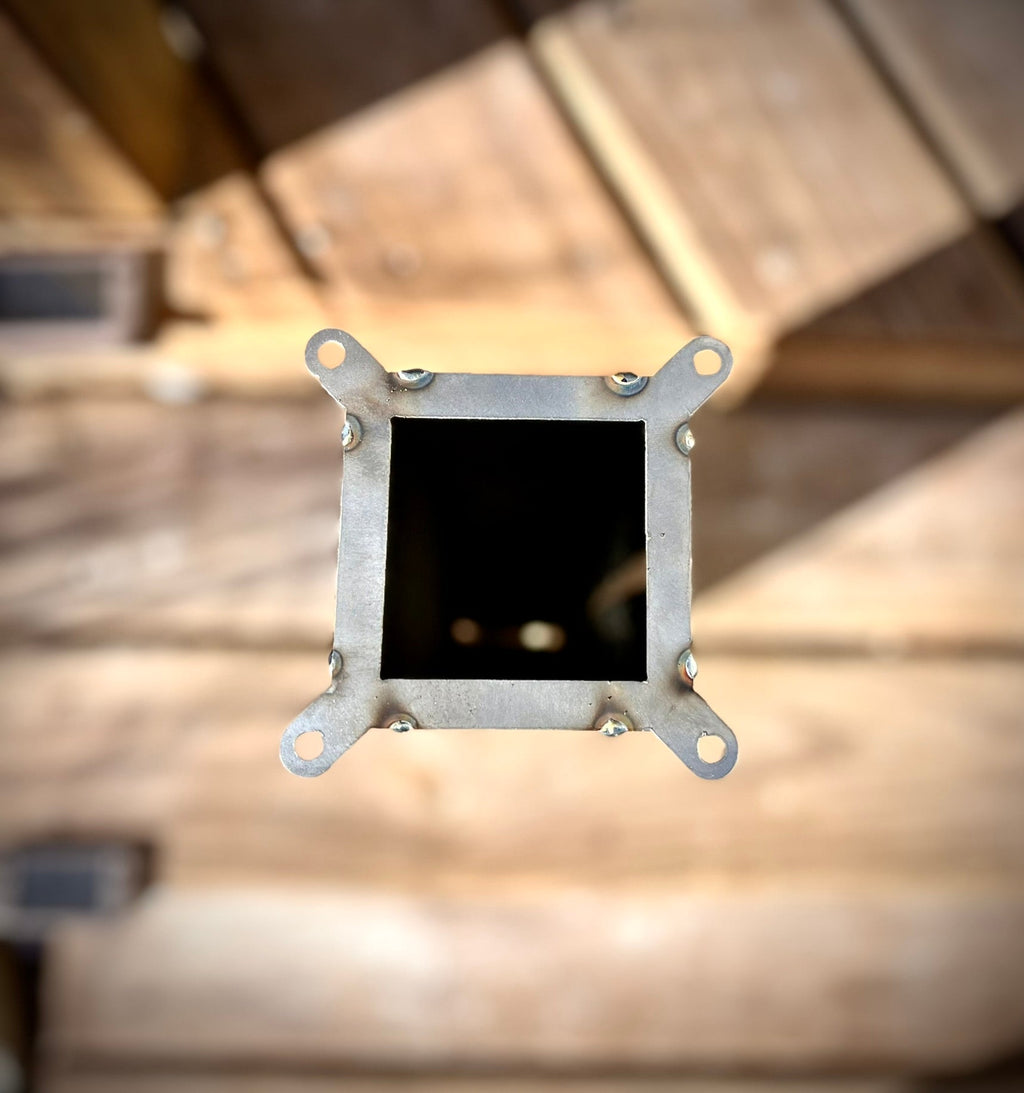 Pine Tree Night Sky Solar Luminary Pillars