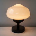 Schoolhouse Milk Glass Table Lamp Fixture