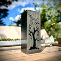 Spooky Tree Solar Tube Light Steel