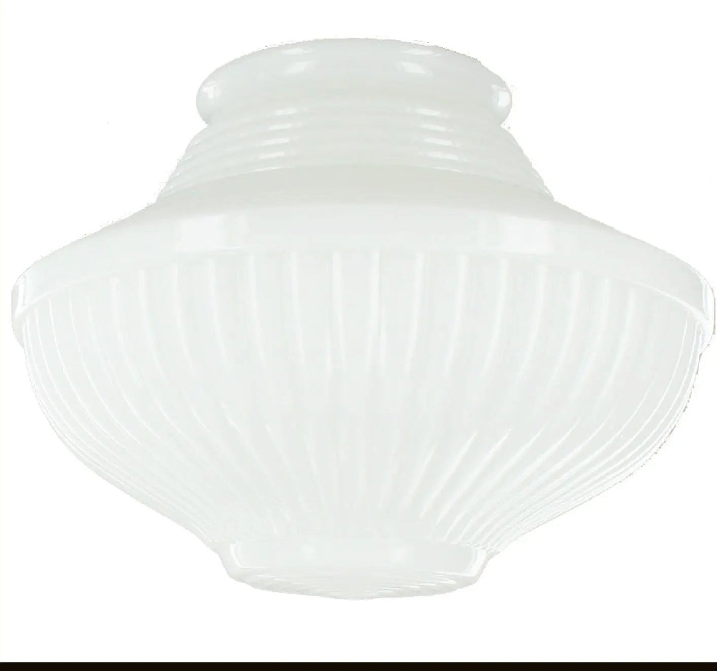Traditional Milk Glass Replacement Globe