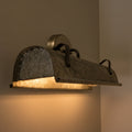 Galvanized Metal Wall Vanity Light