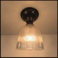 Vintage Slender Factory Holophane Industrial Ceiling Light
